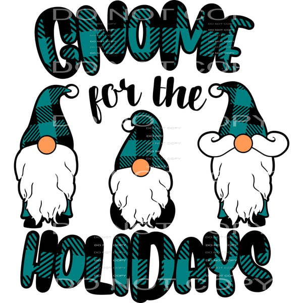 gnome for the holidays #7529 Sublimation transfers - Heat 