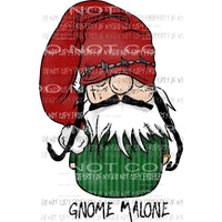 Gnome Malone music Christmas Sublimation transfers Heat Transfer