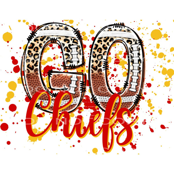 Go Chiefs #4445 Sublimation transfers - Heat Transfer
