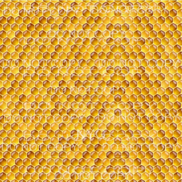 Gold Honeycomb Sheet Sublimation transfers - 13 x 9 inches -