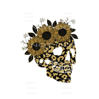 gold skull #4261 Sublimation transfers - Heat Transfer