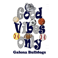 Good Vibes Only Rams sports baseball football # 12035 
