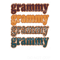 Grammy stacked fall # 8230 Sublimation transfers - Heat 