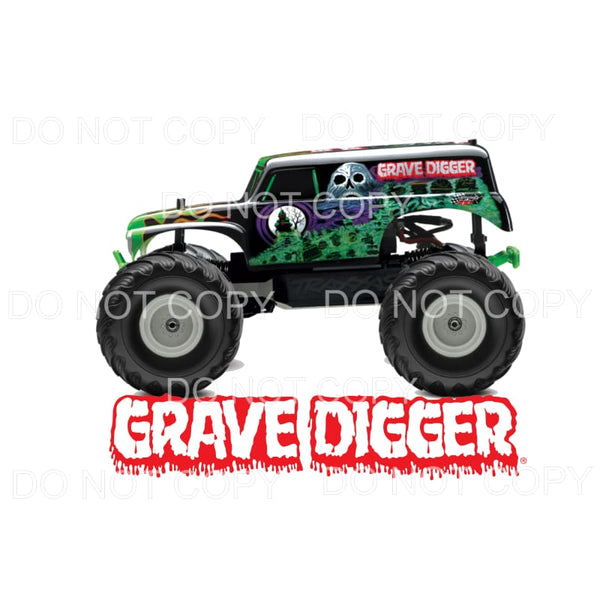 Grave Digger # 3007 Sublimation transfers - Heat Transfer