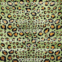 Green Leopard Sheet #3 Sublimation transfers 13 x 9 inches Heat Transfer