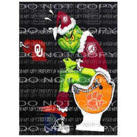 Grinch alabama Sublimation transfers Heat Transfer