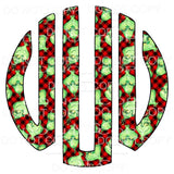 Grinch monogram letters put letters in notes please 