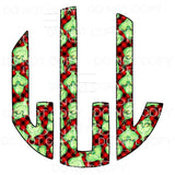 Grinch monogram letters put letters in notes please 
