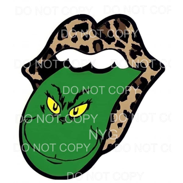 grinch tongue # 9400 Sublimation transfers - Heat Transfer