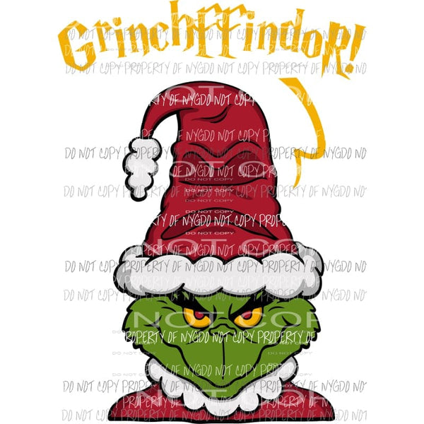 GRINCHFFINDOR Sublimation transfers Heat Transfer