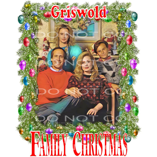 Griswold family Christmas #7420 Sublimation transfers - Heat