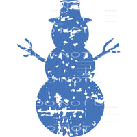 grunge snowman #7427 Sublimation transfers - Heat Transfer