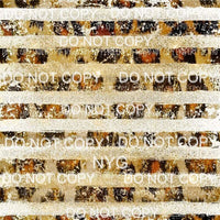 Grunge Stripe Leopard #2 Sublimation transfers 13 x 9 inches Heat Transfer