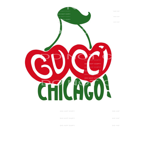 Gucci Chicago # 8012 Sublimation transfers - Heat Transfer
