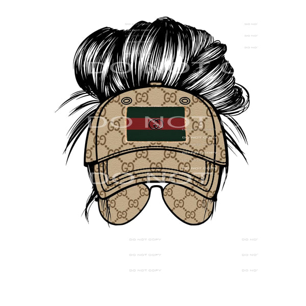 Gucci messy Bun # 9042 Sublimation transfers - Heat Transfer