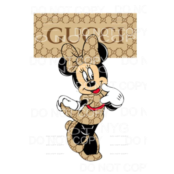 Gucci Minnie Mouse Sublimation transfers - Heat Transfer