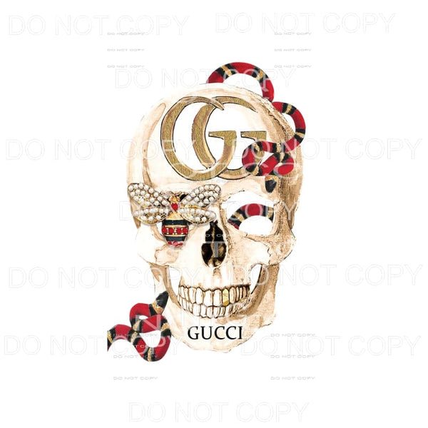 Gucci Skull #1 Sublimation transfers - Heat Transfer