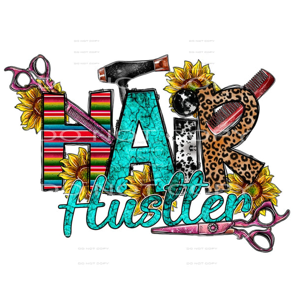 Hair Hustler # 2120 Sublimation transfers - Heat Transfer