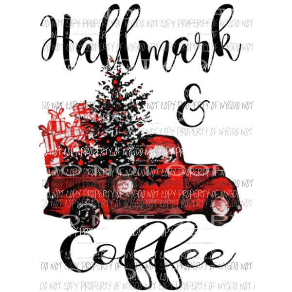 Hallmark and coffee Sublimation transfers Heat Transfer