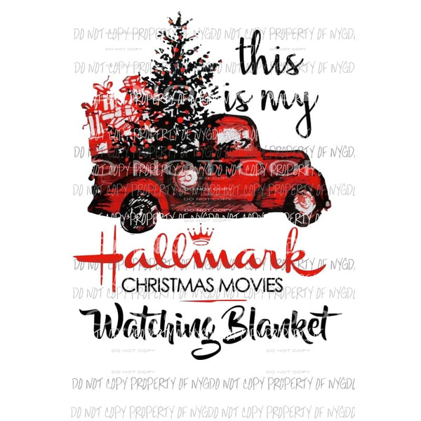 Hallmark movie # 20 BLANKET Sublimation transfers Heat Transfer