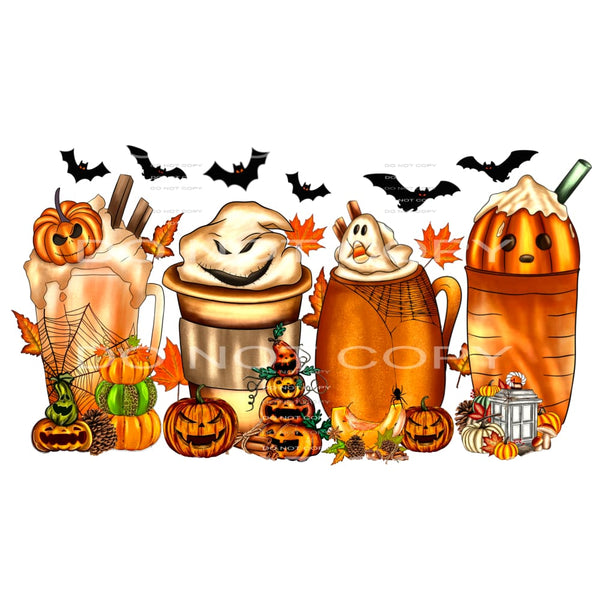 Halloween Coffee # 1025 Sublimation transfers - Heat 