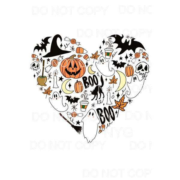 Halloween Fall Things Heart Ghosts Pumpkins Bats Leaves 