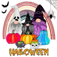 halloween gnomes #8591 Sublimation transfers - Heat Transfer
