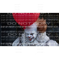 Halloween Horror Movie clown IT # 22 Sublimation transfers Heat Transfer