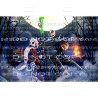 Halloween Movie Nightmare Before Christmas # 23 Sublimation transfers Heat Transfer