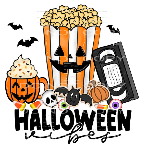 halloween vibes #7622 Sublimation transfers - Heat Transfer