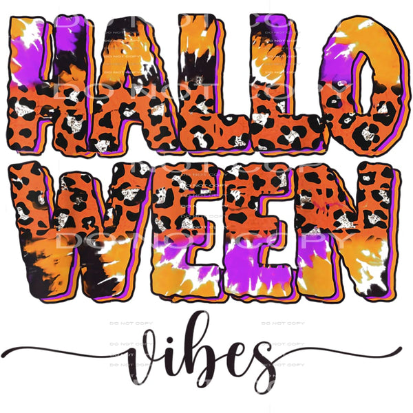 Halloween Vibes # 8806 sublimation transfers - Heat Transfer