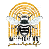 happy and confident #4234 Sublimation transfers - Heat 