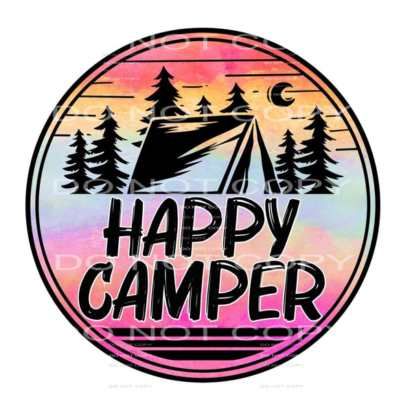 happy camper #5088 Sublimation transfers - Heat Transfer
