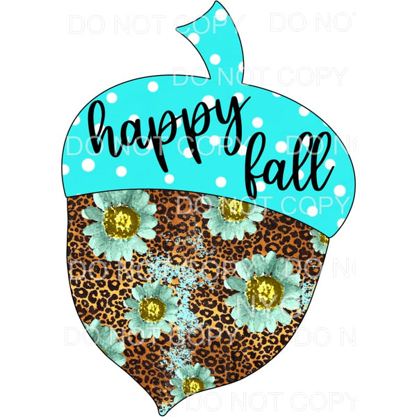 Happy Fall Eggcorn # 103 Sublimation transfers - Heat 