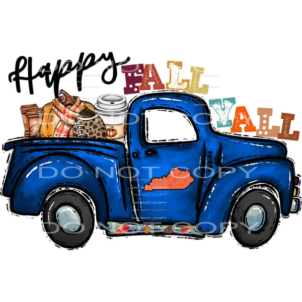 happy fall yall #7236 Sublimation transfers - Heat Transfer