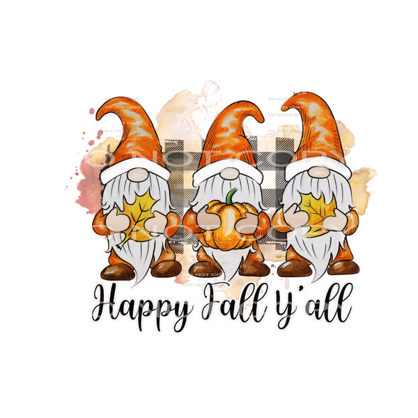 happy fall y’all #7565 Sublimation transfers - Heat Transfer