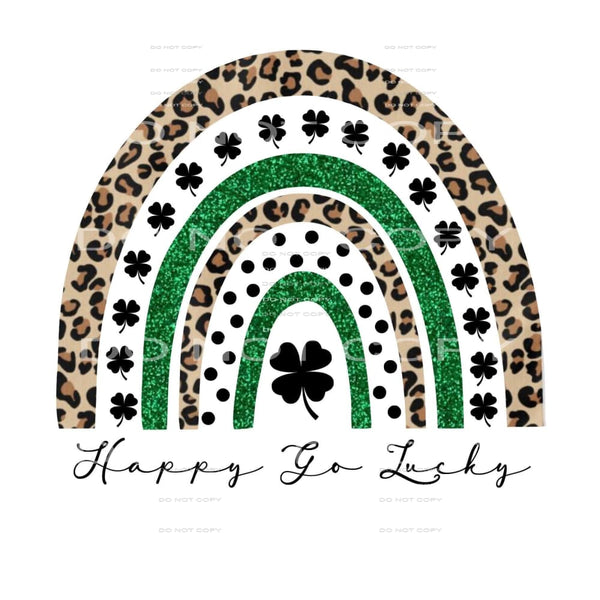 happy go lucky #5091 Sublimation transfers - Heat Transfer