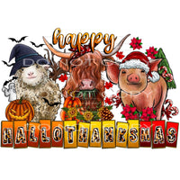 Happy Hallothanksmas # 1074 Sublimation transfers - Heat 