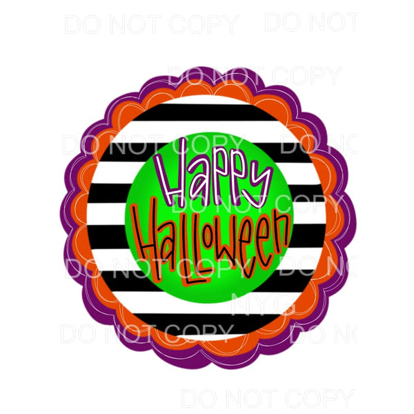 Happy Halloween # 199 Sublimation transfers - Heat Transfer