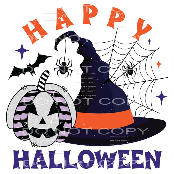 happy halloween #8550 Sublimation transfers - Heat Transfer