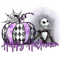 Happy Halloween Pumpkin Jack Sublimation transfers - Heat 