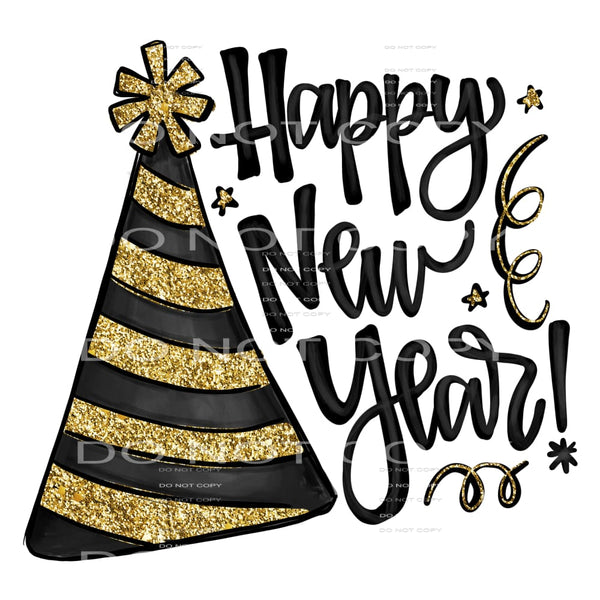 Happy New Year #7428 Sublimation transfers - Heat Transfer