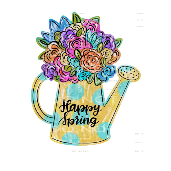 happy spring #4803 Sublimation transfers - Heat Transfer