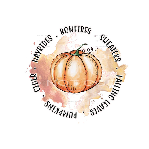 hayrides bonfires sweaters #7567 Sublimation transfers - 