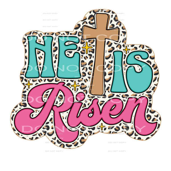 he is risen #4269 Sublimation transfers - Heat Transfer