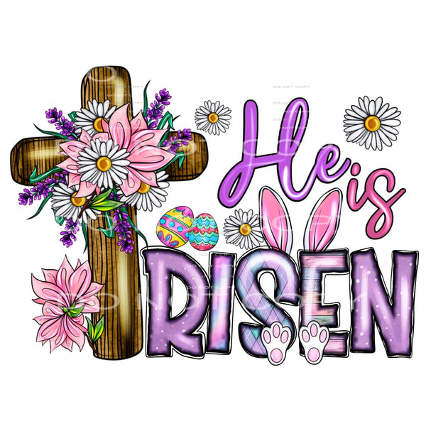 He Is Risen #4366 Sublimation transfers - Heat Transfer