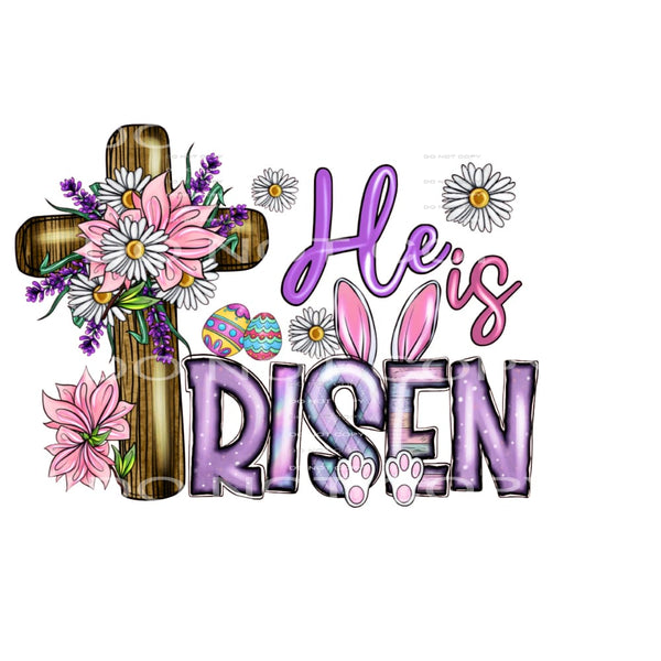 He Is Risen #4366 Sublimation transfers - Heat Transfer
