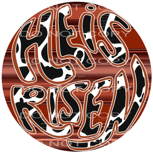 he is risen #4597 Sublimation transfers - Heat Transfer
