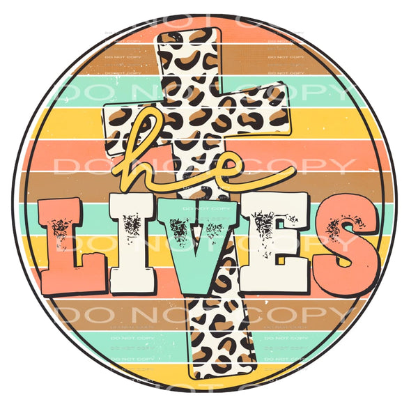 he lives #4270 Sublimation transfers - Heat Transfer