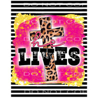 he lives #4836 Sublimation transfers - Heat Transfer